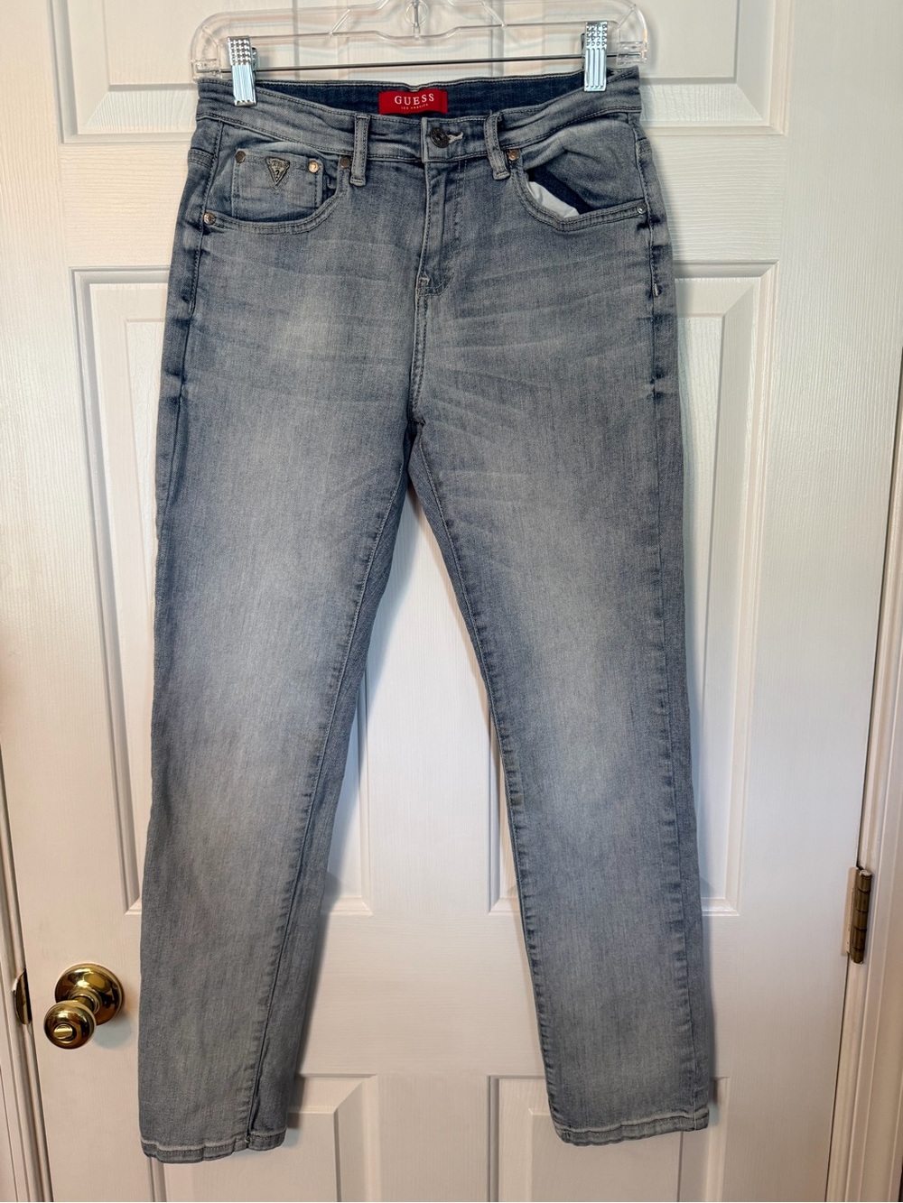 Guess Los Angeles Boys Light Wash Denim Jeans Size 14